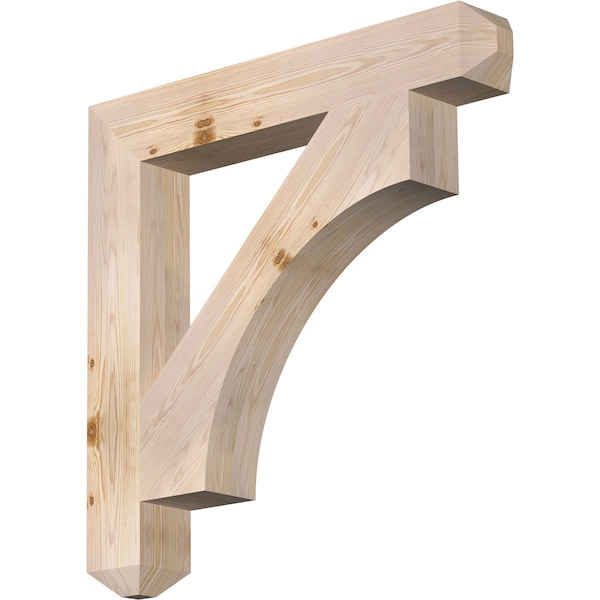 Ekena Millwork Westlake Craftsman Smooth Bracket, Douglas Fir, 5 1/2"W x 38"D x 38"H BKT06X38X38WTL04SDF - main